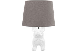 Настольная лампа 25*25*38 см Собака+ серый круг абажур - Elan gallery фото 6