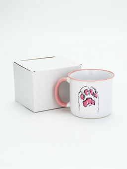 Кружка керамическая Дорого внимание Лапка, 450 мл