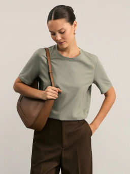 Базовая футболка из хлопка / Zarina