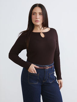 Bisiklet Yaka Kad?n Ti??rt