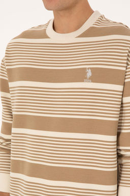 Erkek Krem Sweatshirt - U.s. polo assn фото 7