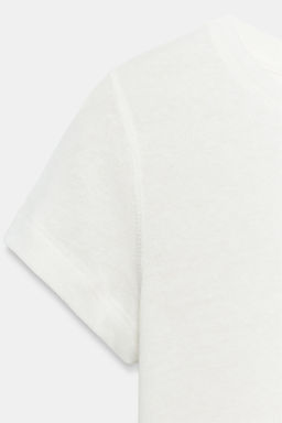 CAMISETA R?STICA MANGA CORTA / Blanco - Zara фото 7