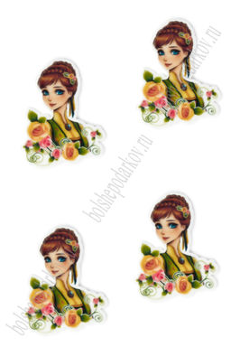 Кабошон-вырубка "Мультик" 2,8*3,5 см (10 шт) SF-6034, №40