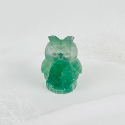 Фигурка Сова из Флюорита