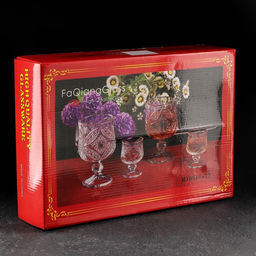 Набор бокалов стеклянных «Радость встреч», 12 предметов: 6 бокалов 200 мл, 6 рюмок 50 мл