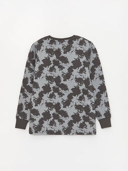 Bisiklet Yaka Bask?l? Uzun Kollu Erkek ?ocuk Pijama Tak?m? - Waikiki фото 3