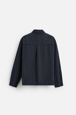 STRIPED DENIM SHIRT - Zara фото 7