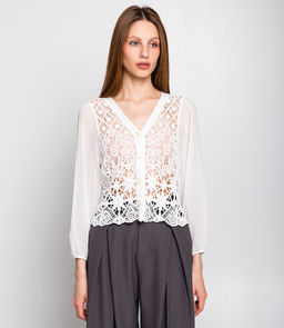 Блуза #КТ014 (2), белый