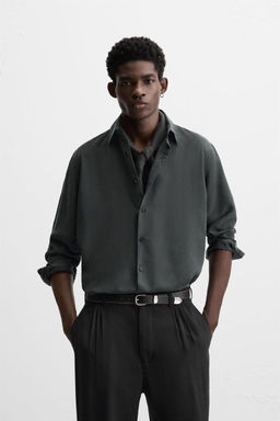 FLOWING SHIRT WITH POCKET - Zara фото 21