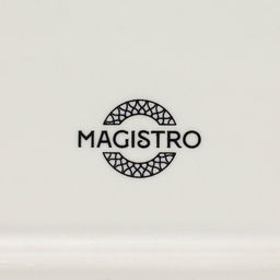 Блюдо фарфоровое для подачи Magistro Ocean, 20×13 см, цвет синий