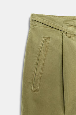 PANTAL?N JOGGER ZW COLLECTION / Khaki - Zara фото 9