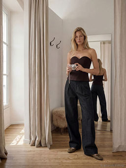 Wideleg Kad?n Jean Pantolon