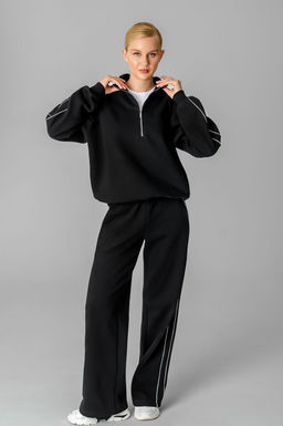 Арт. 2914 Костюм с начесом женский 44-52 (5 шт) Цвет:черный