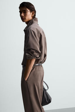 CAMISA RELAXED FIT / Marr?n - Zara фото 6