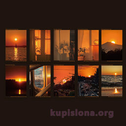 Набор карточек Sunset on a trip - Купи слона фото 3