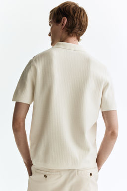 Polo en punto texturizado Regular Fit - H&m фото 11