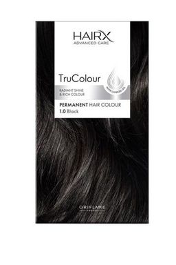 СТОЙКАЯ КРАСКА ДЛЯ ВОЛОС HAIRX TRUCOLOUR - ЧЁРНЫЙ