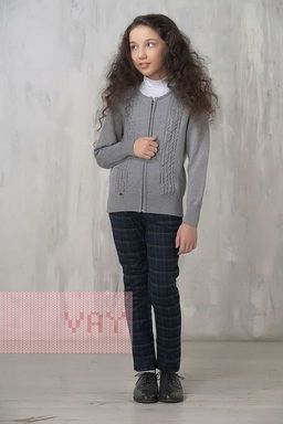 Жакет для девочек 7060. 1096 бордо