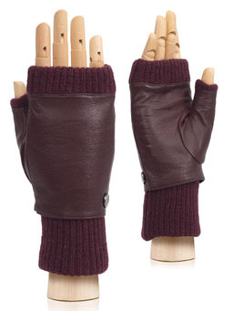 Перчатки жен п/ш LB-0505 plum/plum