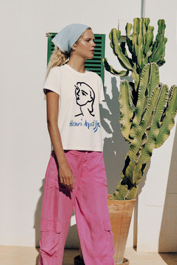 CAMISETA HENRI MATISSE / Blanco - Zara фото 4
