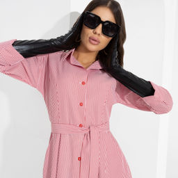 Платье-рубашка Новая классика (бьюти с поясом) - Charutti фото 3