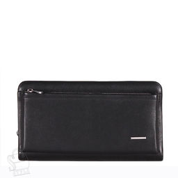 Клатч мужской кожаный 20915 black Pratero в Новосибирске