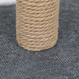 Домик для животных угловой, джут, 35 х 35 х 64 см, серый - Simaland фото 4