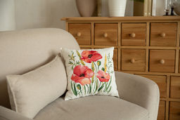 Набор для вышивания PANNA PD-7337 Подушка. Алые маки 35 х 35 см