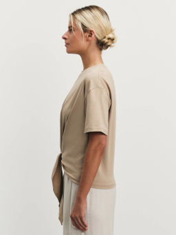 Футболка с завязкой на талии / Zarina  фото 4