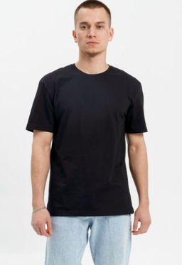 Мужская базовая футболка из 100% хлопка