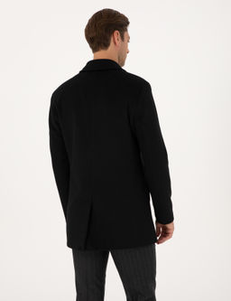 Siyah Slim Fit Ka_e Kaban - Pierre cardin фото 5
