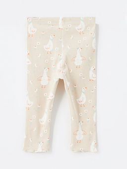 Beli Lastikli Bask?l? K?z Bebek Tayt - Waikiki фото 2