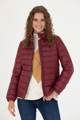 U. S. Polo Assn Женское бордовое пальто - U.s. polo assn фото 3