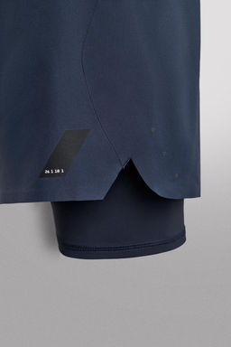 PANTALONES CORTOS ENTRENAMIENTO 2 EN 1 B?SICOS / Marino