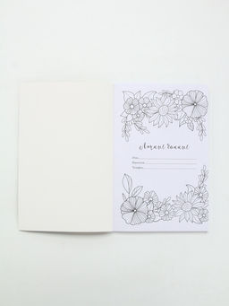 Ежедневник-Смэшбук раскраска антистресс А5, 80 листов Счастье. 8 марта - Artfox фото 4