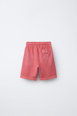T-SHIRT AND BERMUDA SHORTS SET WITH SLOGAN - Zara фото 5