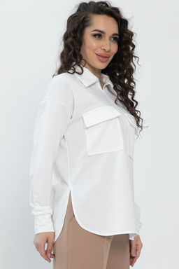 Поло рубашка Алькор (белая) Б13256-10М - Lt collection фото 6