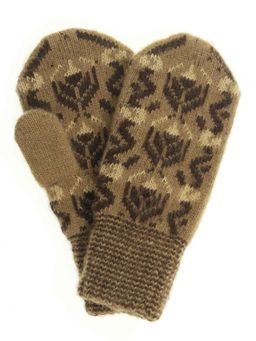 Варежки женские "Зигзаги" ПП 3210-6