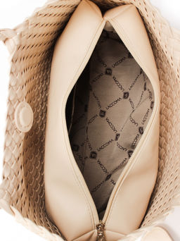 LACCOMA сумка СУ1056-слоновая кость эко кожа хлопок