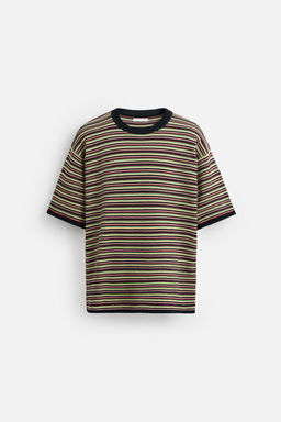 STRIPED KNIT T-SHIRT - Zara фото 8