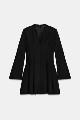 MINI DRESS WITH SHOULDER PADS - Zara фото 7