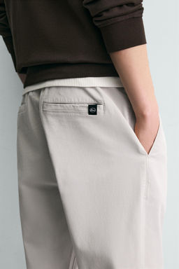 PANTAL?N CINTURA JOGGER SLIM FIT / Gris claro - Zara фото 5