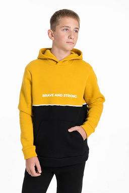 Толстовка М224098Па горчичный