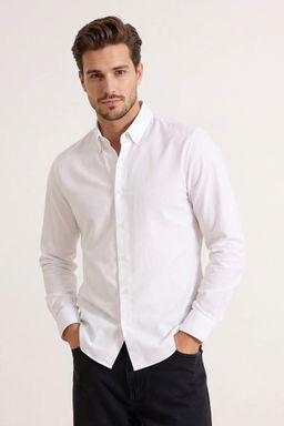 Lacivert Regular Erkek Gomlek TMNSS26GO00008 - Trendyolmilla фото 13