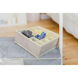 Органайзер для хранения белья Доляна Европа, 16 ячеек, 272510 см, бежевый фото 7