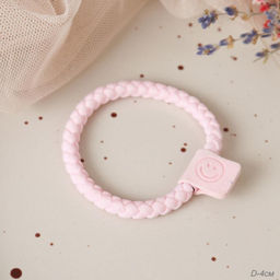 Цена за 2 шт. Резинка для волос / AJ2406-2 /уп 100/розовая