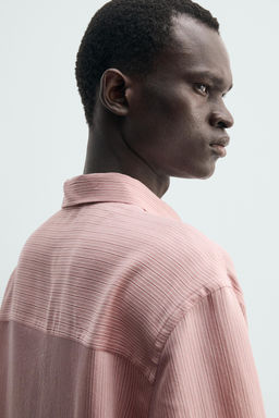 CAMISA FLUIDA RAYAS / Rosa - Zara фото 5