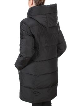 8966 BLACK Пальто зимнее женское CLOUD LAG CAT (200 гр. холлофайбер)