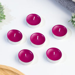 Цена за 2 шт. Набор свечей ароматических чайных «Горная лаванда», в подарочной коробке, 6 шт.