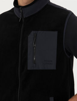 Siyah Regular Fit Polar Yelek - Pierre cardin фото 7